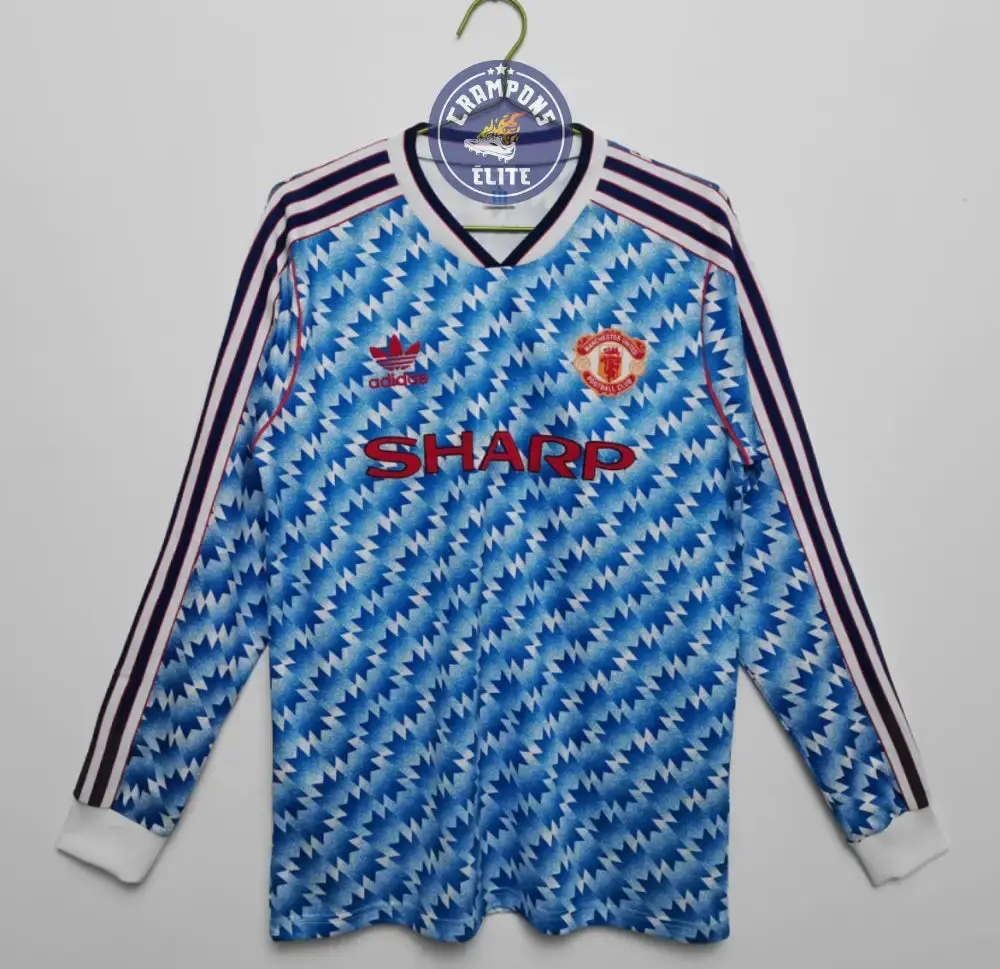 Manchester United 1991/92 Extérieur à manches longues