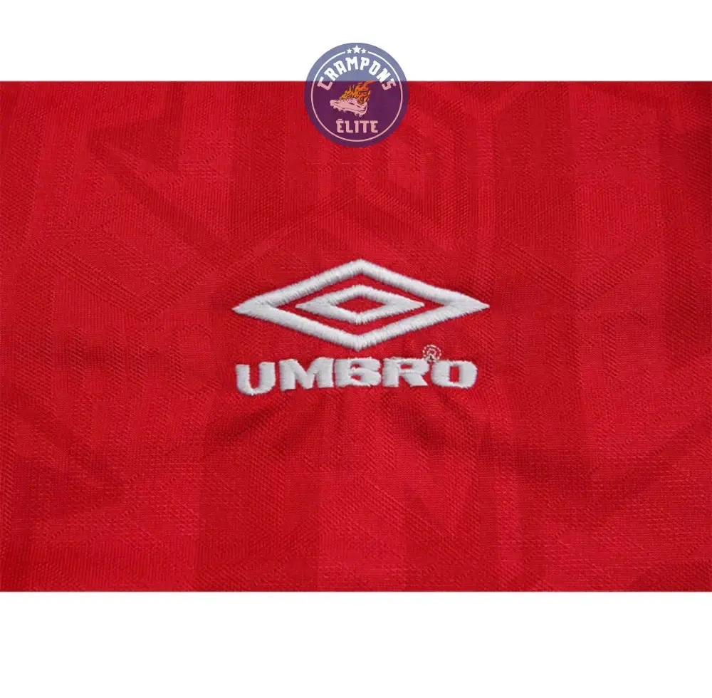 Manchester United 1992/93 Domicile à manches longues - Image 4