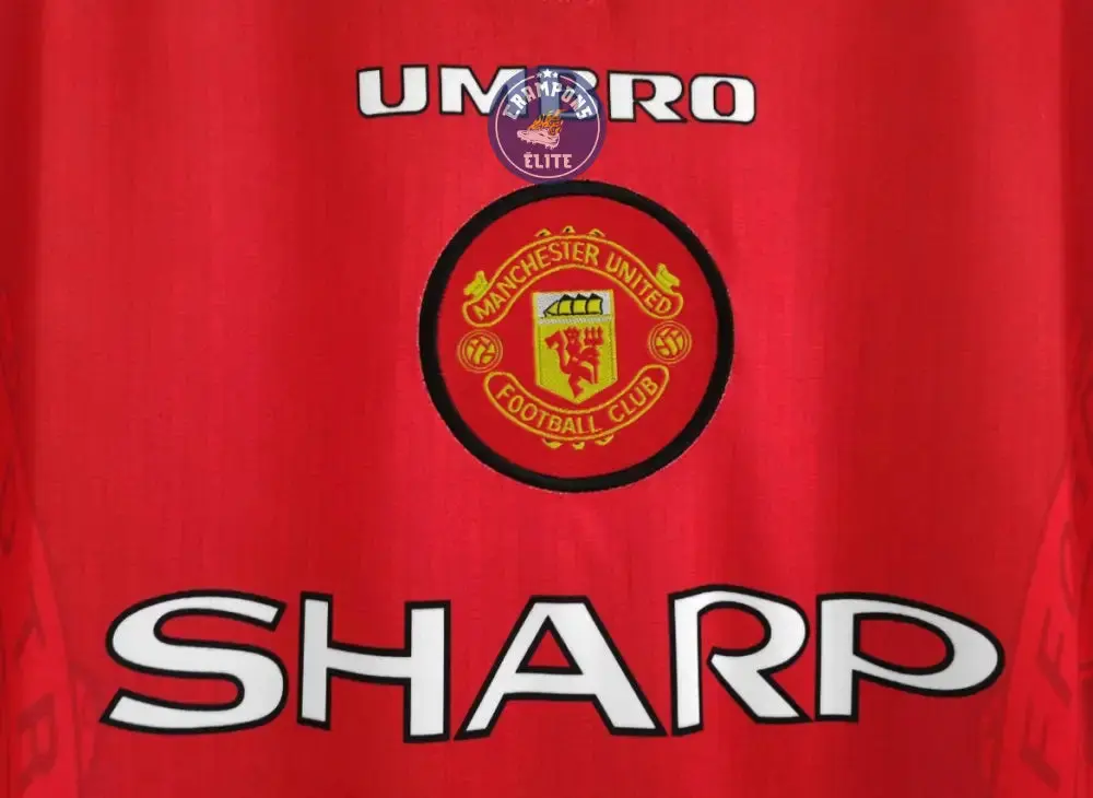Manchester United 1996/97 Domicile à manches longues - Image 2