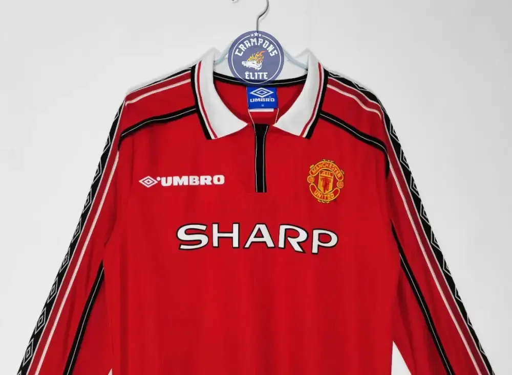 Manchester United 1998/99 Domicile à manches longues - Image 2