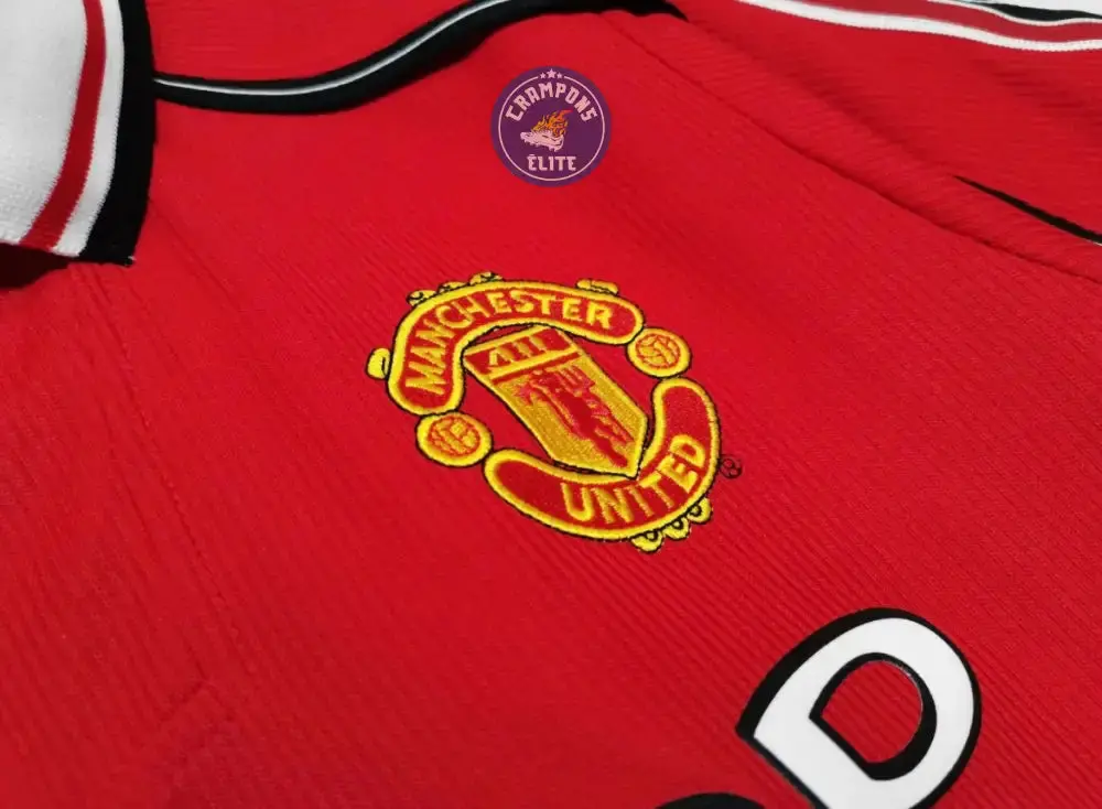 Manchester United 1998/99 Domicile à manches longues - Image 6