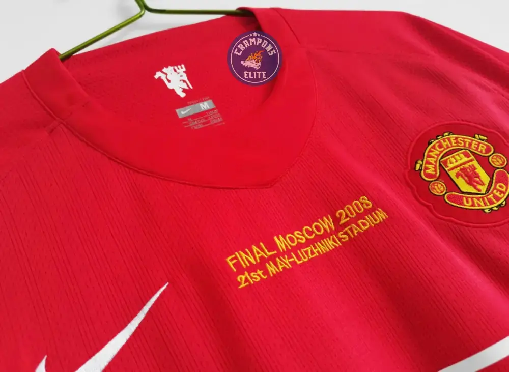 Manchester United 2007/08 Domicile à manches longues - Image 4