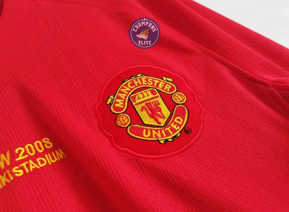 Manchester United 2007/08 Domicile à manches longues - Image 5