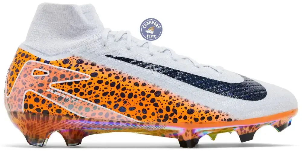 Mercurial Superfly 10 Elite FG Electric Pack Léopard Gris/Orange - Image 2