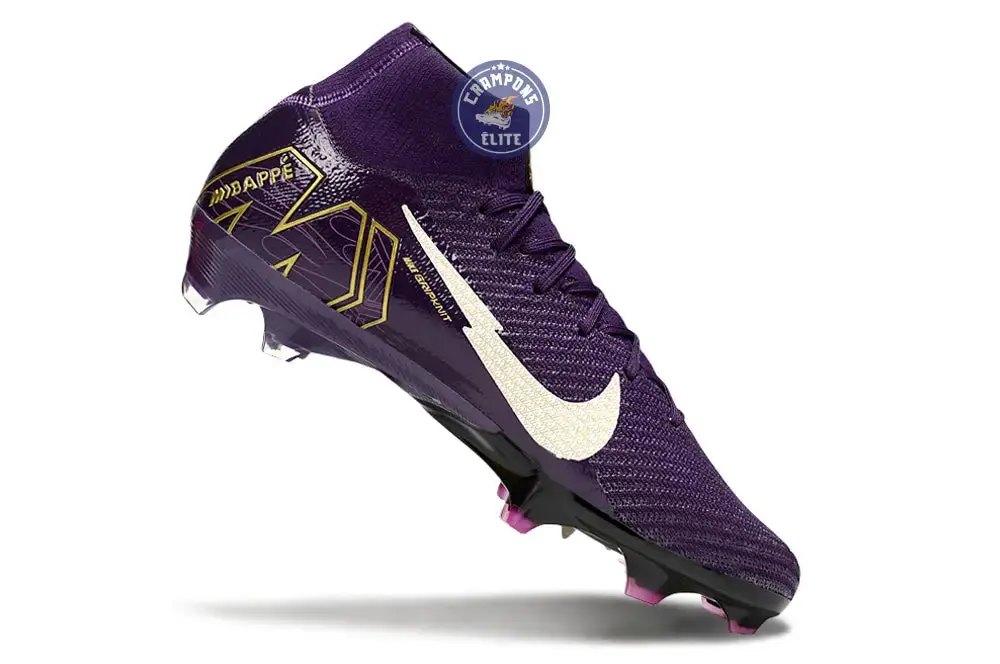 MERCURIAL SUPERFLY 10 ELITE FG MBAPPÉ PERSONAL EDITION - VIOLET/BLANC - Image 3
