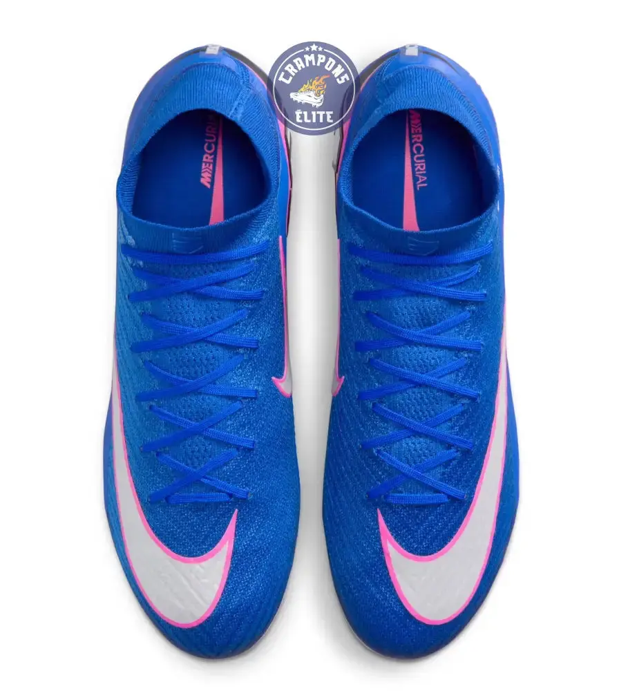 Nike Mercurial Superfly 10 FG Attack Pack - Bleu/Argent/Blanc - Image 4