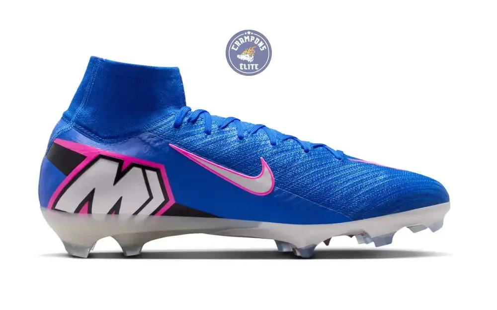 Nike Mercurial Superfly 10 FG Attack Pack - Bleu/Argent/Blanc - Image 5