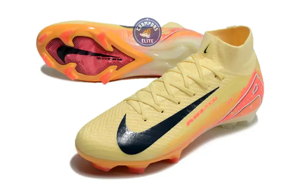 Mercurial Superfly 10 Elite FG x Mbappe Jaune/Noir - Image 2