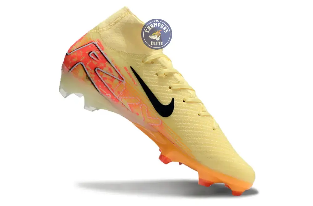 Mercurial Superfly 10 Elite FG x Mbappe Jaune/Noir - Image 4