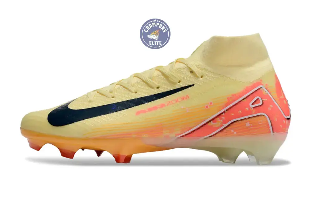 Mercurial Superfly 10 Elite FG x Mbappe Jaune/Noir - Image 6