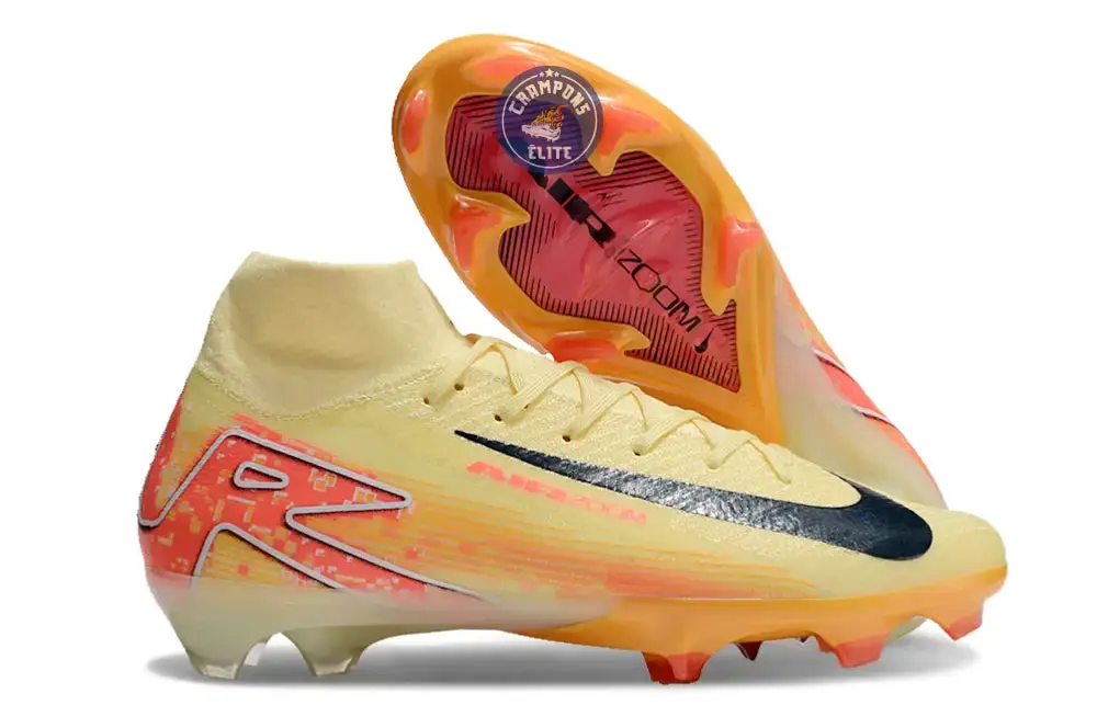Mercurial Superfly 10 Elite FG x Mbappe Jaune/Noir - Image 7