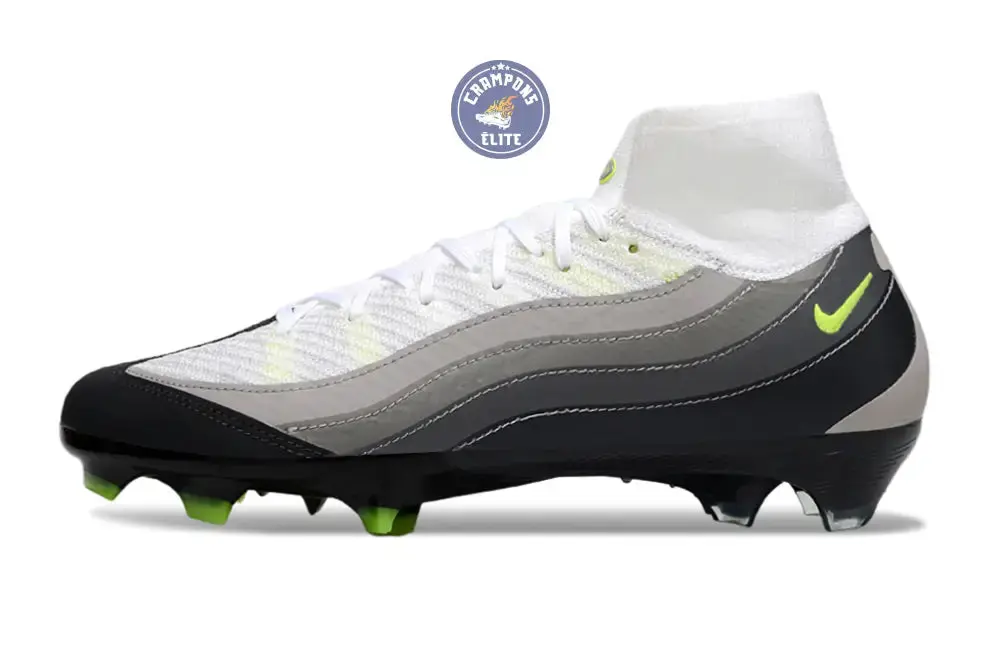 MERCURIAL SUPERFLY 10 X AIR MAX 95 ELITE FG - NOIR/JAUNE/GRIS/LIGHT GRAPHITE ÉDITION LIMITÉE - Image 5