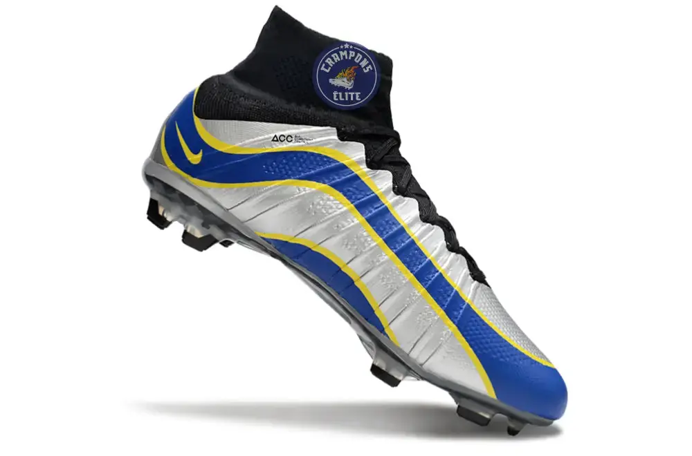 Mercurial Superfly 4 R9 FG - Argenté/Bleu/Jaune/Noir - Image 3
