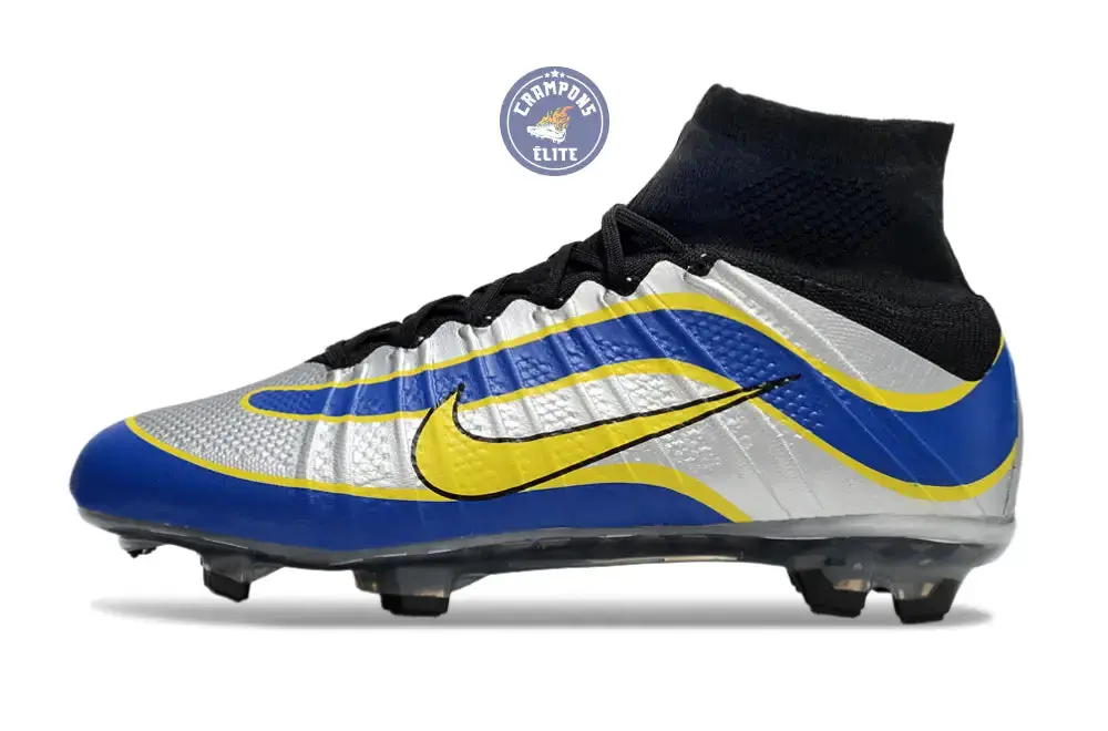Mercurial Superfly 4 R9 FG - Argenté/Bleu/Jaune/Noir - Image 5