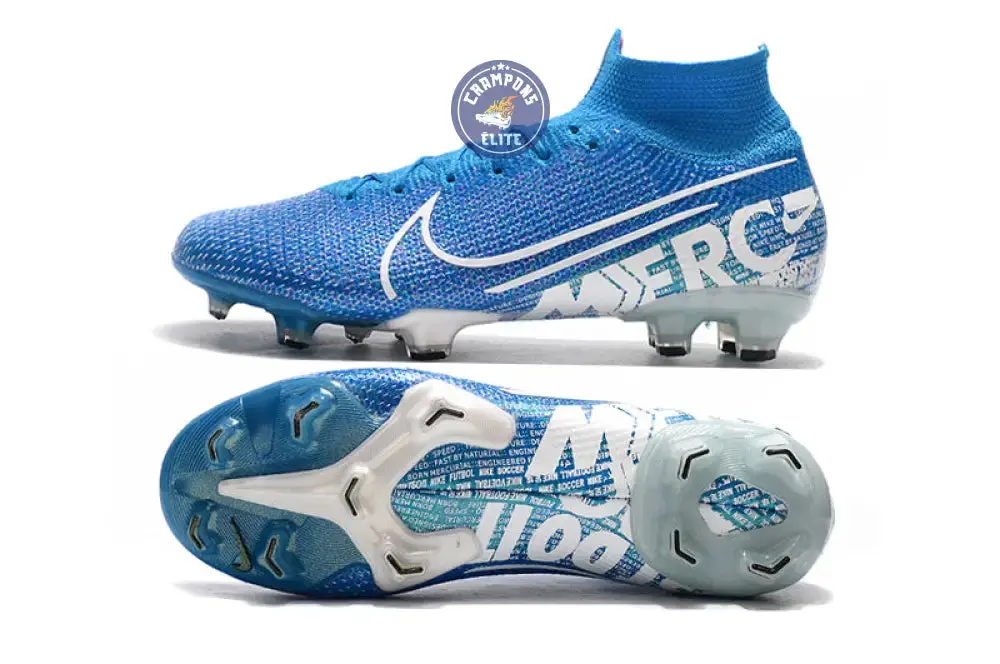 Mercurial Superfly 7 Elite FG New Lights - Bleu/Blanc - Image 2
