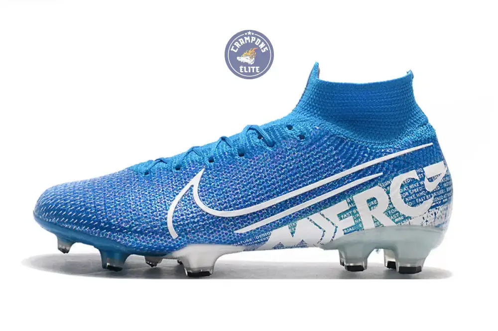 Mercurial Superfly 7 Elite FG New Lights - Bleu/Blanc - Image 3