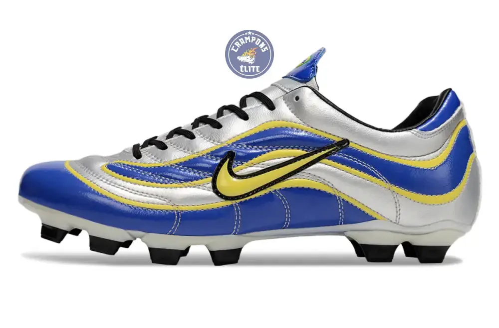 MERCURIAL VAPOR 1 R9 FG - Argenté/Bleu/Jaune - Image 4