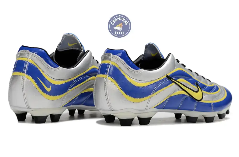 MERCURIAL VAPOR 1 R9 FG - Argenté/Bleu/Jaune - Image 5
