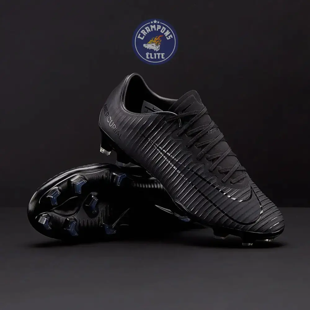 Mercurial Vapor 11 Elite FG Full Black - Noir - Image 2
