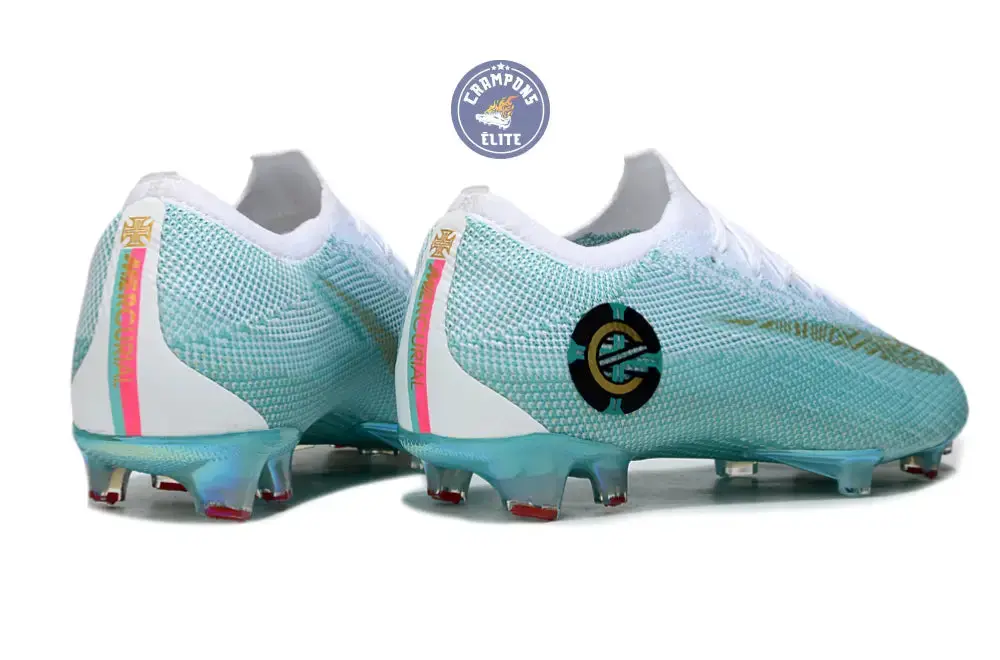 Mercurial Vapor 12 FG Chapter 6 Edição Especial - Vert Turquoise/Blanc/Doré ÉDITION LIMITÉE - Image 6