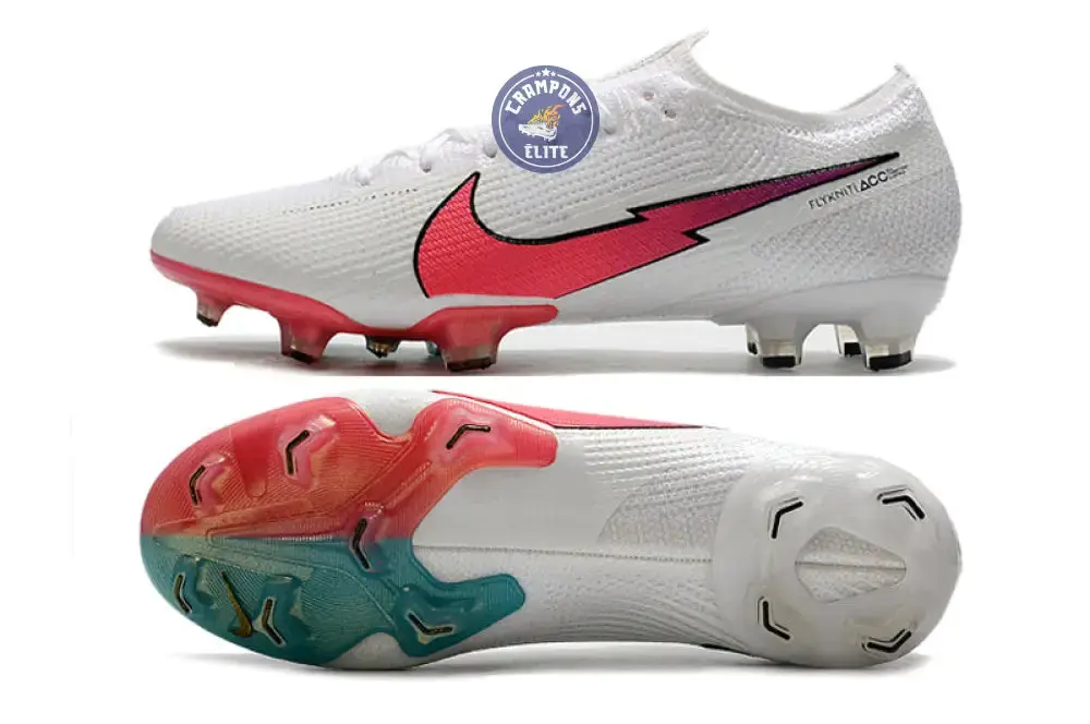 Mercurial Vapor 13 Elite FG Flash Crimson - Blanc/Rose/Bleu - Image 3