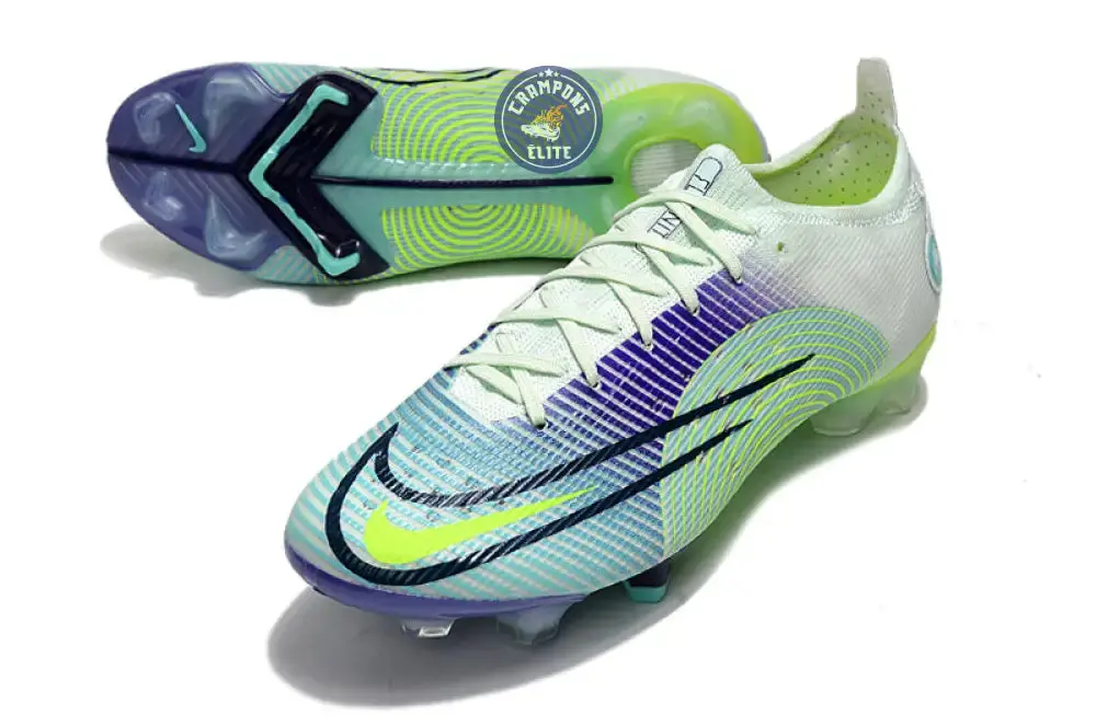 Mercurial Vapor 14 Elite FG Dream Speed 5 - Vert/Jaune Fluo/Violet - Image 2