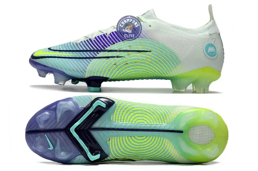 Mercurial Vapor 14 Elite FG Dream Speed 5 - Vert/Jaune Fluo/Violet - Image 3