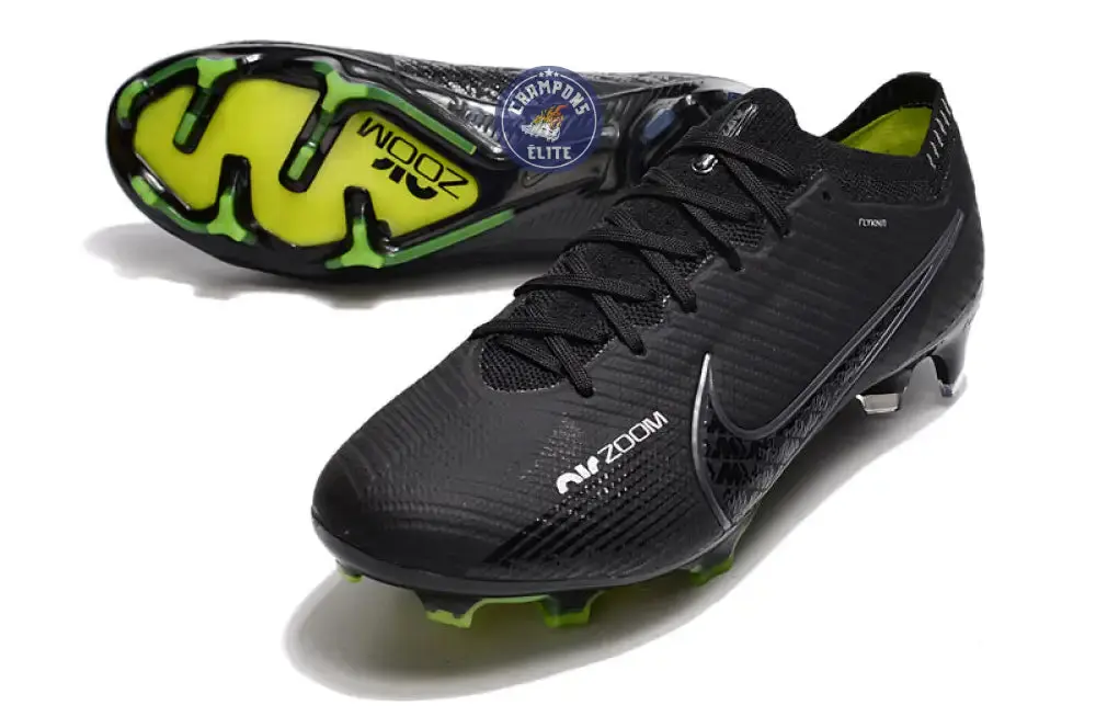 Mercurial Vapor 15 Elite FG Full Black/Noir - Image 2