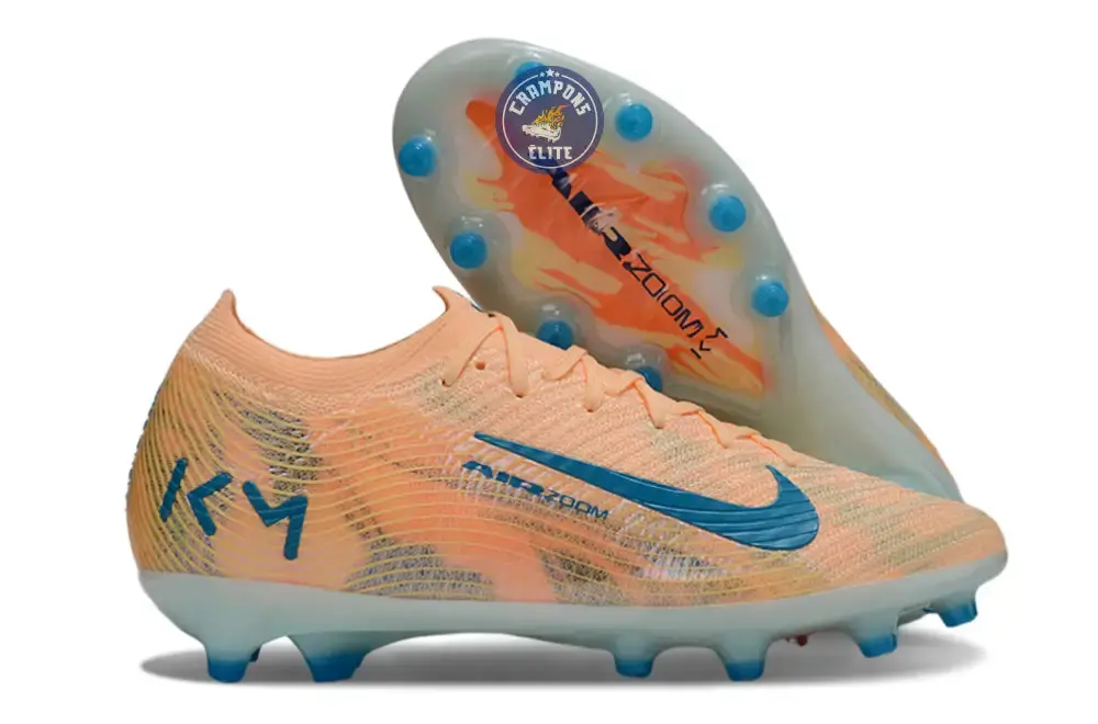 MERCURIAL VAPOR 16 ELITE AG Kylian Mbappe - Orange/Bleu turquoise - Image 2
