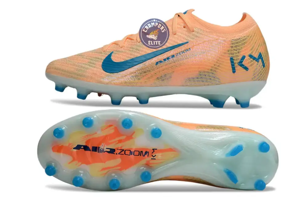MERCURIAL VAPOR 16 ELITE AG Kylian Mbappe - Orange/Bleu turquoise - Image 6