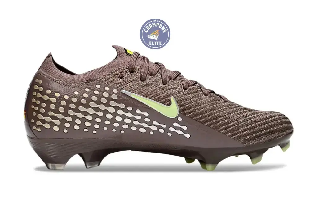 Nike Mercurial Vapor 16 Elite FG Mbappe Personal Edition - Marron/Vert/Argenté - Image 4