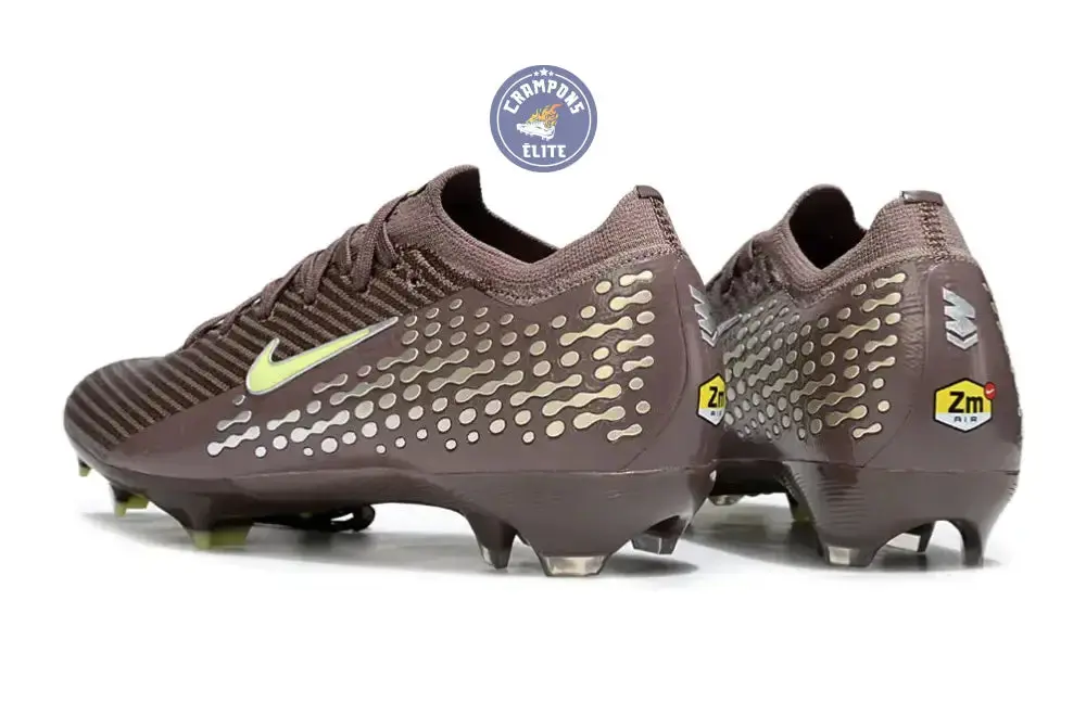 Nike Mercurial Vapor 16 Elite FG Mbappe Personal Edition - Marron/Vert/Argenté - Image 6