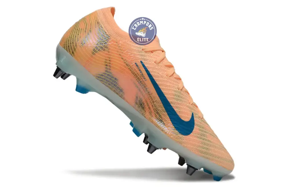 MERCURIAL VAPOR 16 ELITE SG Kylian Mbappe - Orange/Bleu turquoise SG - Image 4