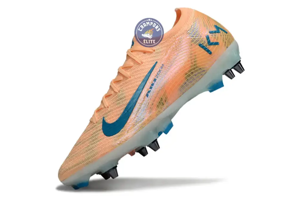 MERCURIAL VAPOR 16 ELITE SG Kylian Mbappe - Orange/Bleu turquoise SG - Image 5