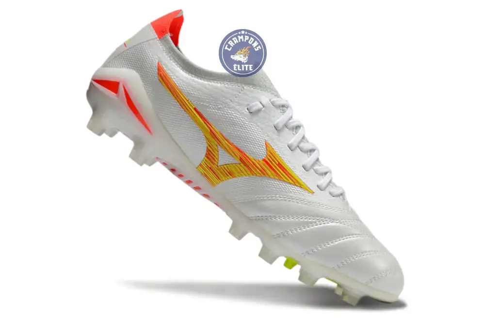Morelia Neo 4 Elite FG/AG - Blanc/Rouge/Jaune - Image 3
