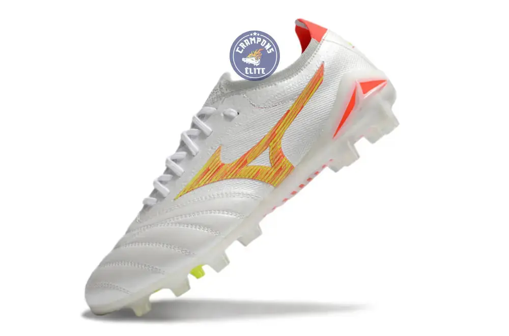 Morelia Neo 4 Elite FG/AG - Blanc/Rouge/Jaune - Image 4