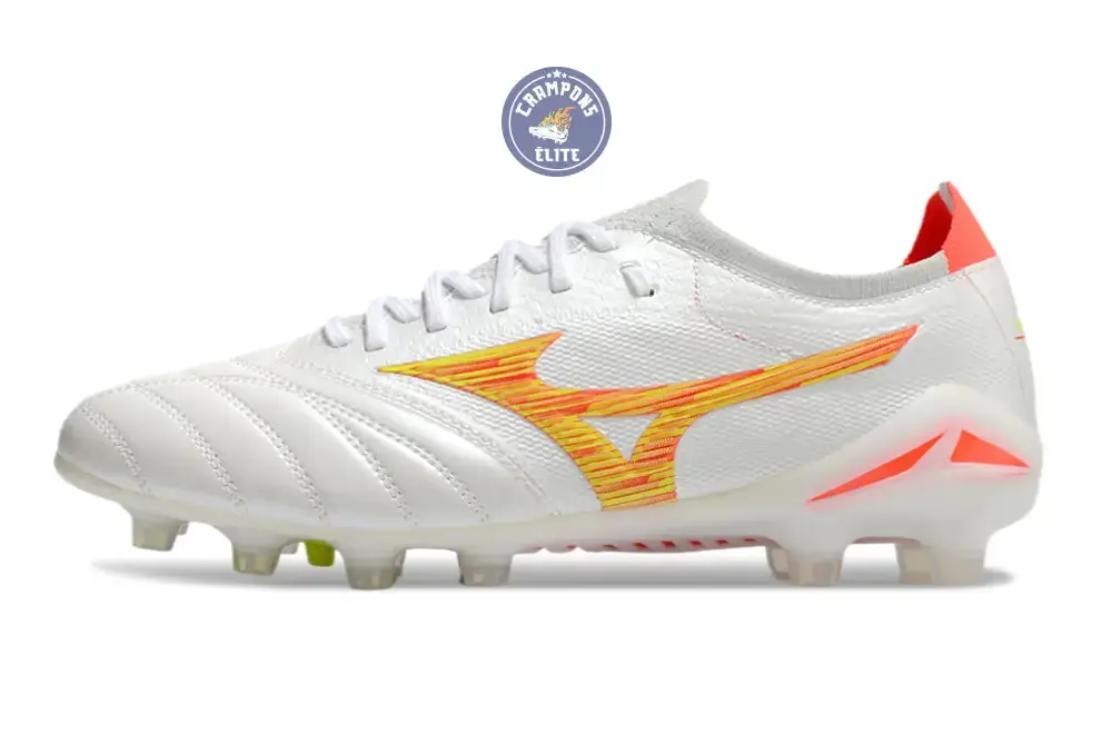 Morelia Neo 4 Elite FG/AG - Blanc/Rouge/Jaune - Image 5