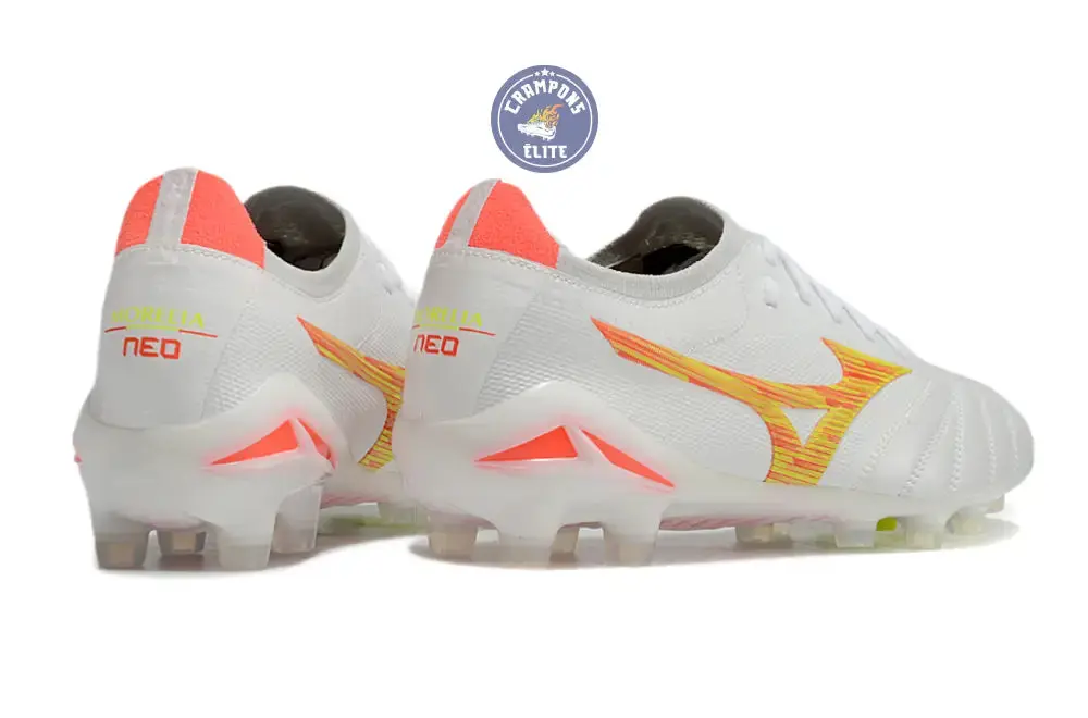 Morelia Neo 4 Elite FG/AG - Blanc/Rouge/Jaune - Image 6
