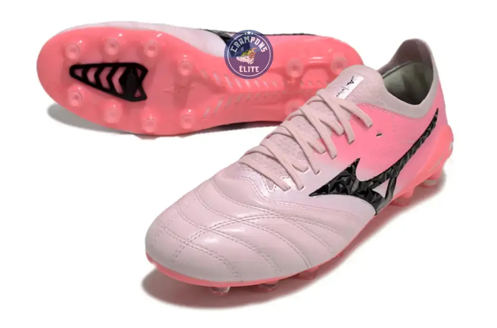 Morelia Neo 4 Elite FG/AG - Blanche/Rose/Noir - Image 2