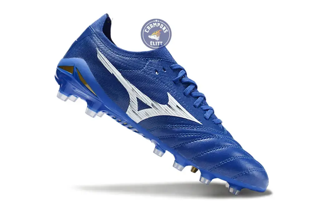 Morelia Neo 4 Elite FG/AG - Bleu/Blanc/Doré - Image 3