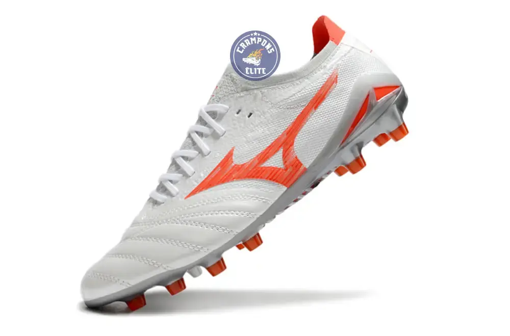 Morelia Neo 4 Beta Elite FG/AG Charge - Blanc/Radiant Red - Image 4