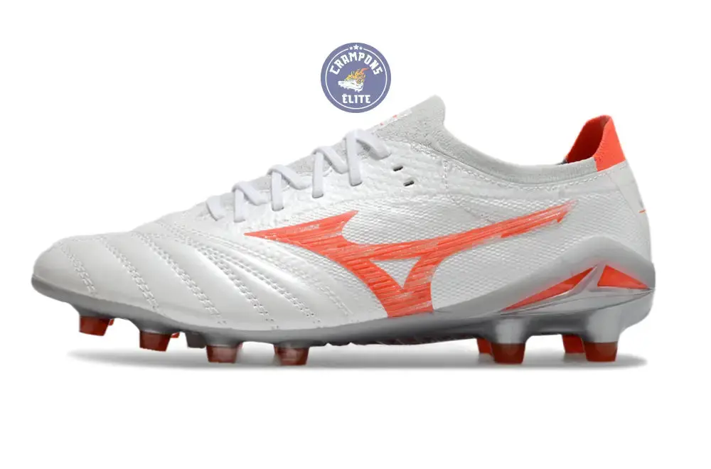 Morelia Neo 4 Beta Elite FG/AG Charge - Blanc/Radiant Red - Image 5