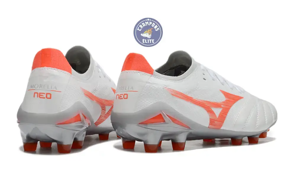 Morelia Neo 4 Beta Elite FG/AG Charge - Blanc/Radiant Red - Image 6