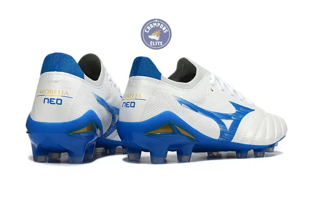 Morelia Neo 4 Beta Elite FG/AG Mugen - Blanc/Bleu - Image 6