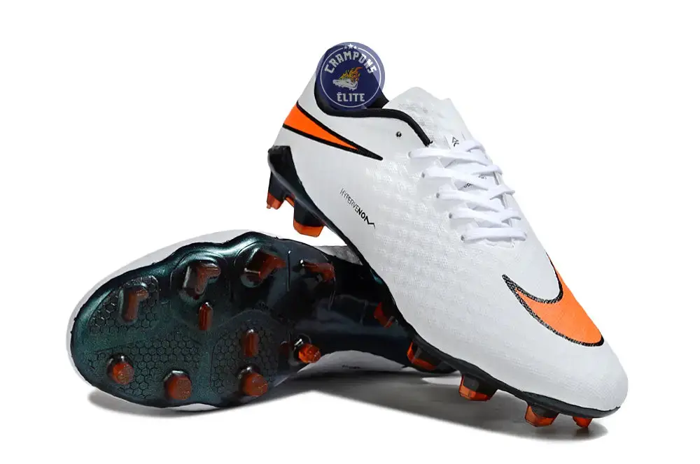 New Hypervenom Phantom 1 FG - Blanc/Noir/Orange - Image 2