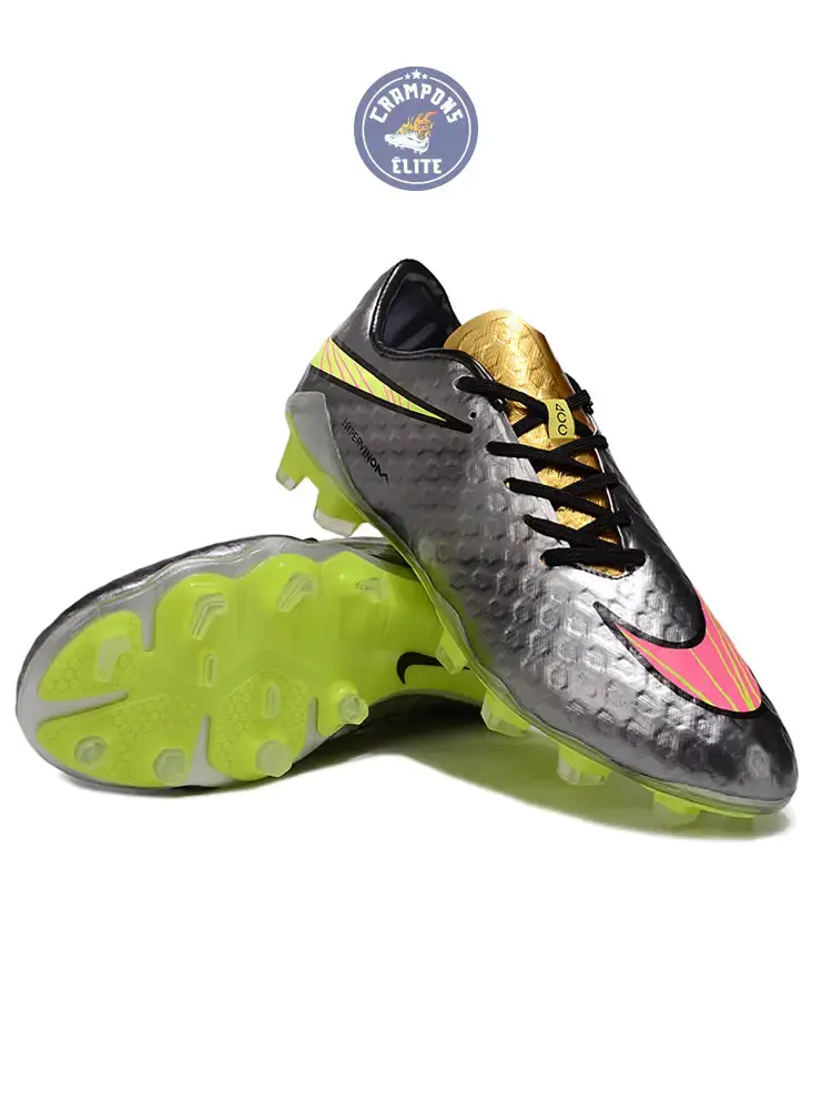 New Hypervenom Phantom 1 FG - Sølv/Guld/Neon - Image 2