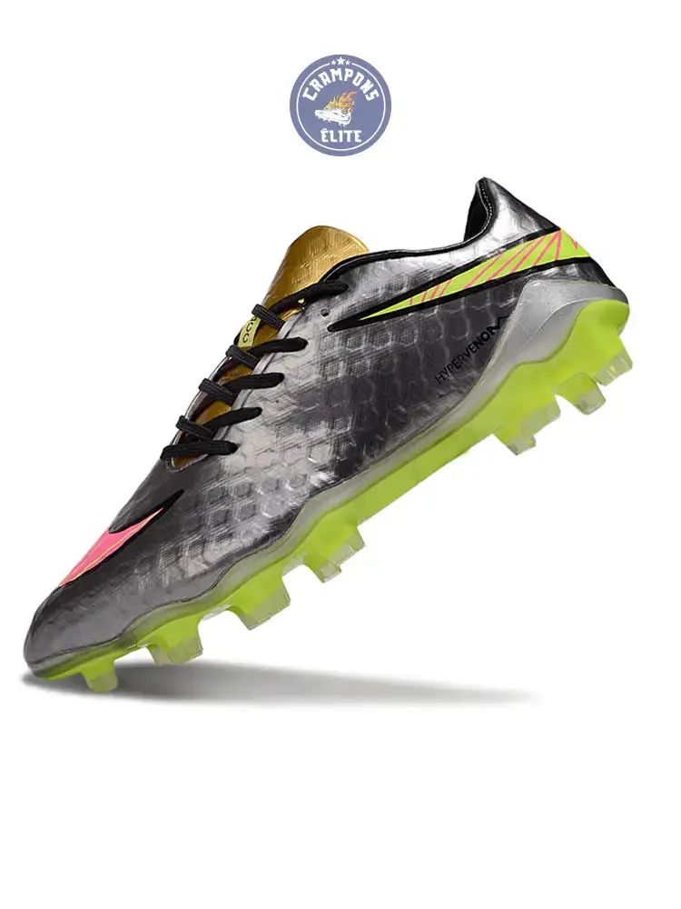 New Hypervenom Phantom 1 FG - Sølv/Guld/Neon - Image 4