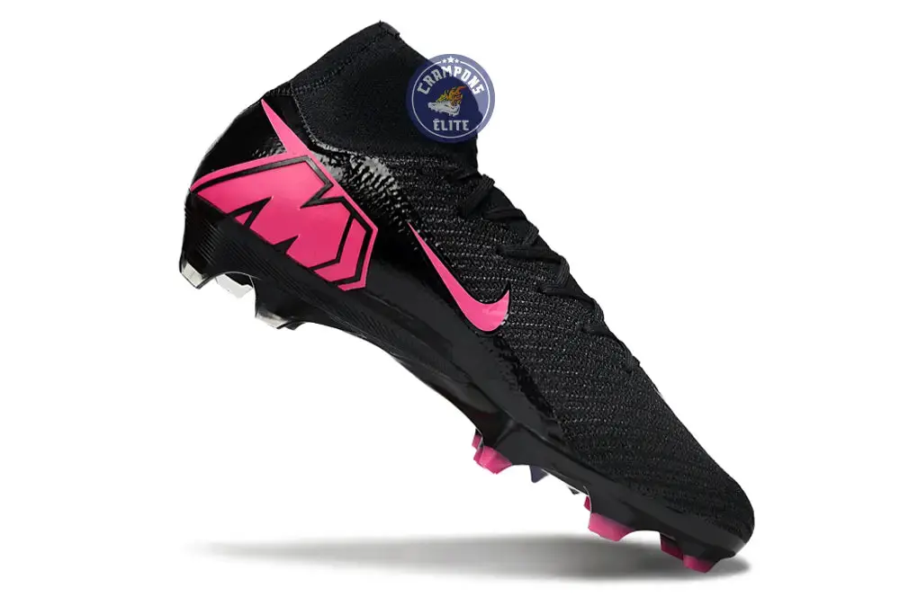 Air Zoom Mercurial Superfly 10 FG - Noir/Rose/Bleu - Image 3