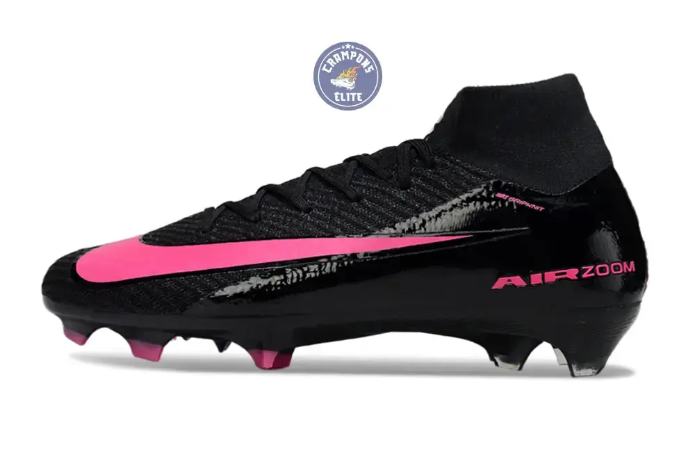 Air Zoom Mercurial Superfly 10 FG - Noir/Rose/Bleu - Image 5