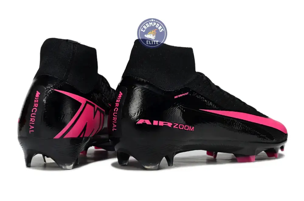 Air Zoom Mercurial Superfly 10 FG - Noir/Rose/Bleu - Image 6